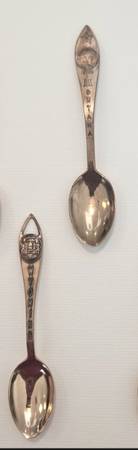 Vintage Solid Copper Souvenir Spoons 2 Available. YOUR CHOICE! 1