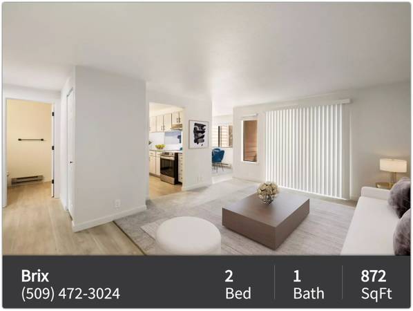 $1,450 / 2br - 872ft2 - $1450! It's a great time to move to Brix Apartments! Newly renovated (Walla Walla)63915089456514121