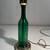 Vintage BAR Lamp green bottle milk glass globe 19.5 in 4 thumbnail