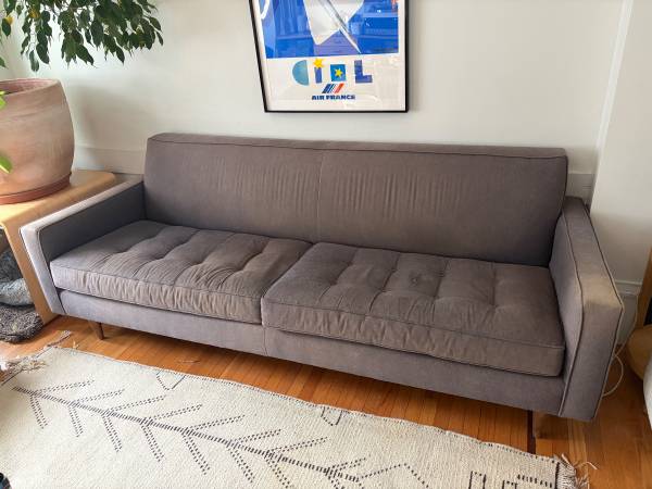 Room & Board "Reese" Sofa (85") – Solid Frame, MCM Style – Restoration 1