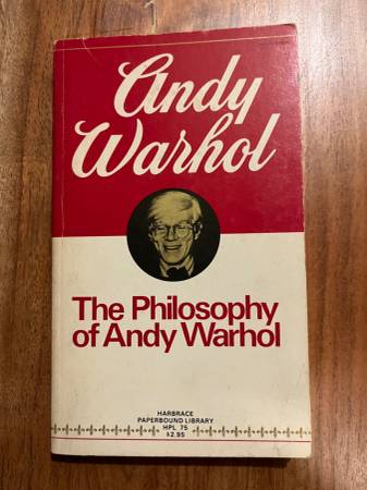 "The Philosophy of Andy Warhol" 1