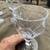 Heavy clear glass goblets 6 thumbnail
