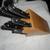 set of 10 Regent stainless knifes in wood table top block 3 thumbnail
