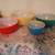 Set of 4 Pyrex Mixing Bowls Primary Colors 1 thumbnail