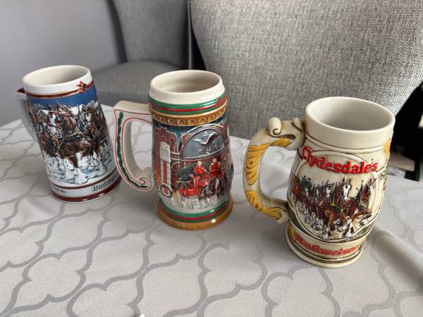 Budweiser steins 1