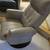 Dutalier Leather Glider/Recliner and Gliding Ottoman 3 thumbnail
