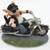 Ceramic Piggy Bank, silver banks, pig on motorcycle 6 thumbnail
