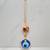 Erbulus Turkish Blue Evil Eye Car Hanging Gold Ornament with Ceramic B 3 thumbnail