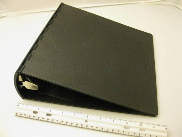 Wilson Jones Molded Plastic Ring Binder x 3" Capacity, 3 Available 1