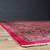 Vintage Persian Kashan Hand-Knotted Wool Rug in Deep Crimson & Navy, c 8 thumbnail