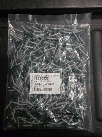 1 1/2" pole barn screws with seal 1
