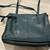 Tignello black pebbled leather shoulder bag tote vintage 2 thumbnail