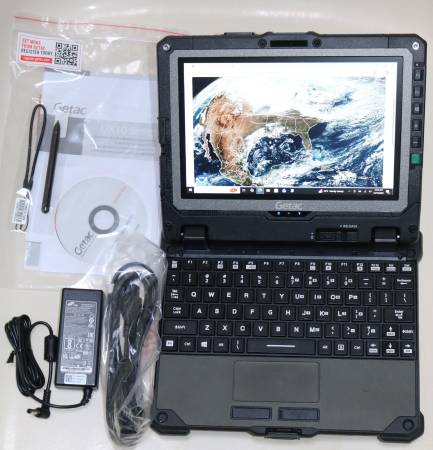 Getac UX10 G2 Rugged Tablet i5-10310u, KB, Dock Station, Wrist Strap 1