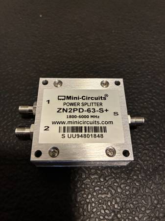 New Mini-Circuits ZN2PD-63-S+ Power Splitter 2-Way - 50 Ohm-1800-6000 1