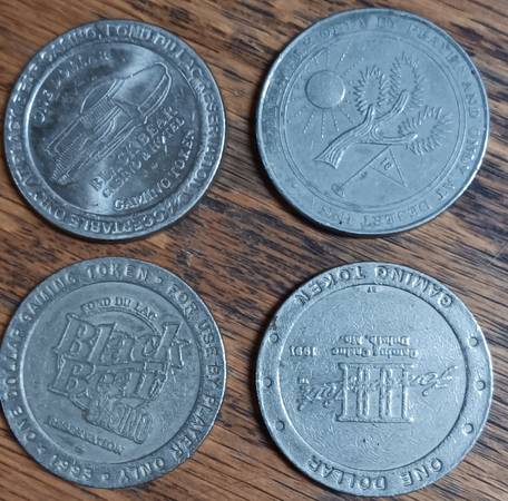 Lot of casino tokens 1
