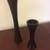 Beautiful  HANDMADE WOOD CANDLESTICKS 2 thumbnail