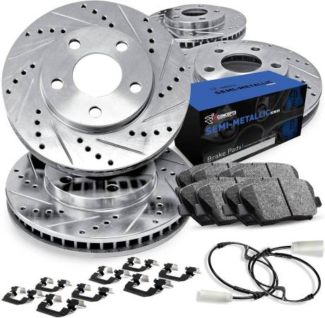 Brand new R1 Concepts Front Rear Brakes and Rotors Kit 1