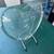 Heart shaped Glass Or Betta Fish Bowl Vase with Stand 2 thumbnail
