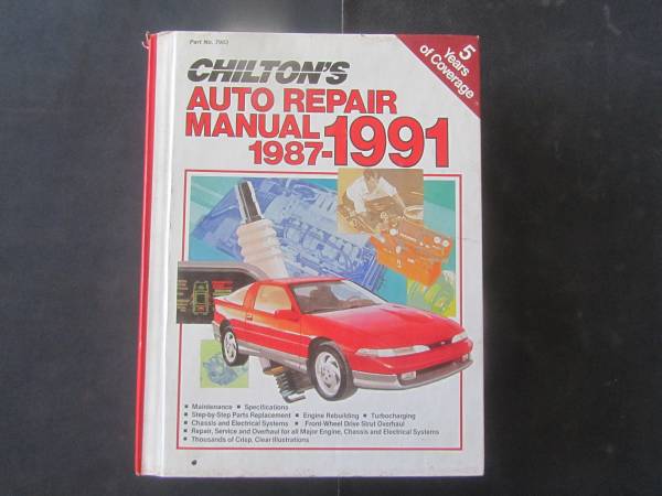 Chilton's auto repair 1987-1991 1