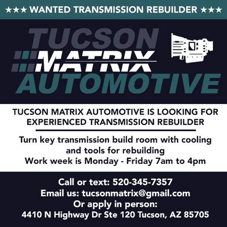 Wanted Transmission Rebuilder 1