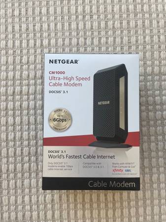 NETGEAR CM1000 Cable Modem DOCSIS 3.1 1