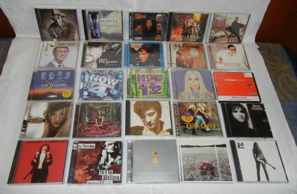 Music CD Lot Mixed Compact Discs 39 CD's for $35 Melissa Etheridge Etc 1