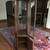 Vintage Octagon Curio Cabinet With 3 Glass Shelves and Bottom Storage 10 thumbnail