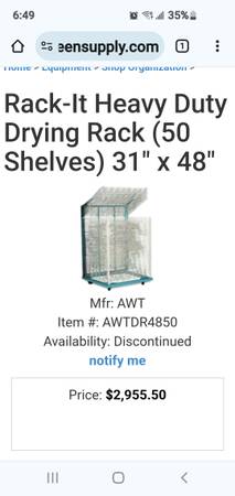 screen printing rack 1