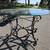 Wrought Iron Glass Top Dining Table and 4 Chairs 3 thumbnail