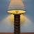 Antique Turned Wood Mid Century Table Lamp 1 thumbnail