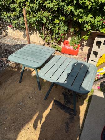 Outdoor steel tables 1