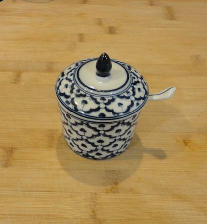 Sugar bowl with Spoon, Thailand 1