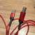 Printer Scanner Cable 16ft Long, Durable Red Braided 2 thumbnail