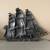 Metal / cast iron ? / pewter ? Sailing ship boat decor 5 thumbnail