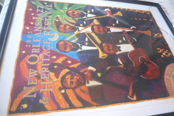 2005 Jazz festival poster signed by 1
