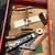 Vintage rolling tool chest and tools mechanic sockets pliers 7 thumbnail