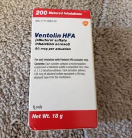 Ventolin Inhaler 1