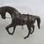 Vtg Leather Covered Horse Figure With English Saddle 13" Length 2 thumbnail