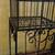 Decorative Wire Birdcage Candle Holder Cage on Iron Table Base Stand 6 thumbnail
