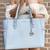 M. Kors - Gilly Handbag + Wallet - Pale Ocean Blue - with Tags 14 thumbnail
