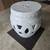 White Porcelain Double Ring Table or Garden Seat 5 thumbnail
