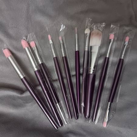 10 Piece Makeup Cosmetics Brushes 1