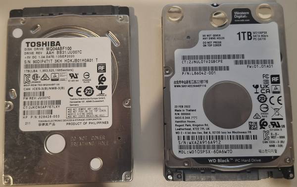 Hard Drive 1TB 2.5" Laptop SATA 1
