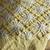 Antique Bedspread 99" x 110" King Chenille Yellow White w/Fringe 4 thumbnail