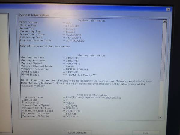 BOTH LAPTOPS WORKED WITH INSTALLED OPERATING SYSTEM 1