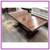 French Style Farmhouse Trestle Dining Table With Extension Leafs 11 thumbnail