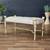 Vintage Painted Decorative Metal Bench or Stool, c.1960’s 2 thumbnail
