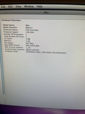 2006 17" iMac (Core Duo) 1