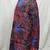 Vintage Floral Paisley Print Multicolor A-Line Midi Skirt - Women's M 2 thumbnail