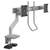 Humanscale M8.1 Adjustable Dual Monitor Arm with Crossbar and Handle 17 thumbnail